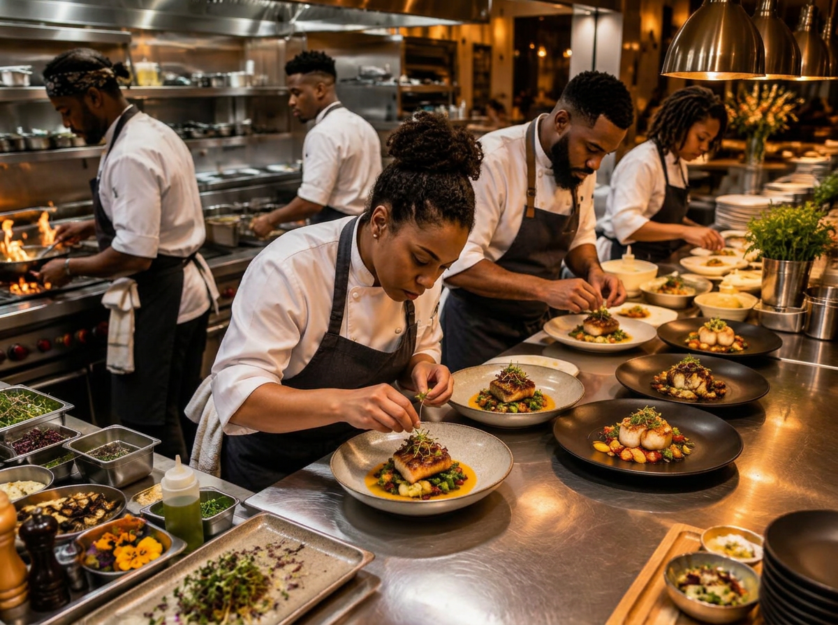 Restaurants using a connected hospitality workflow